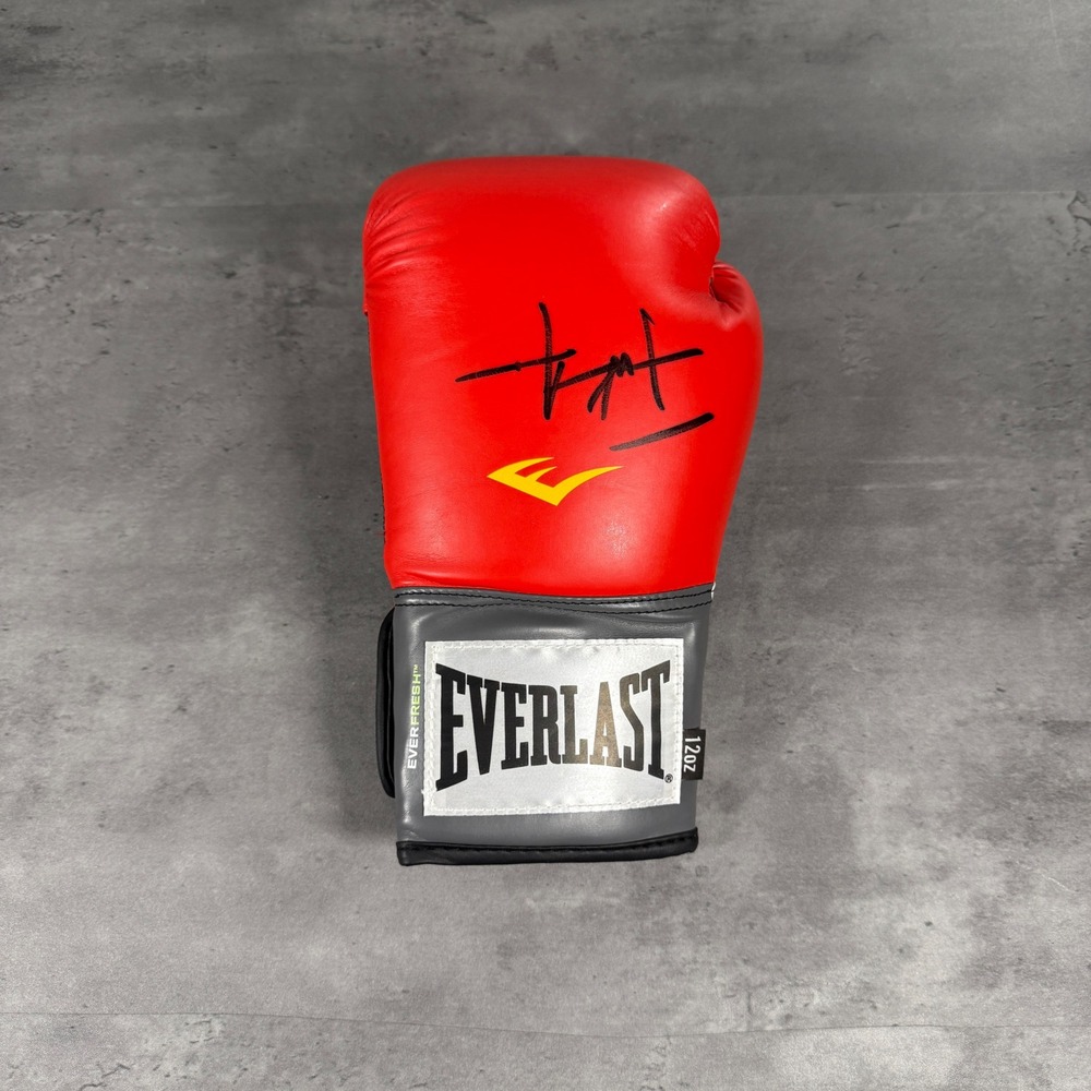 Frank Gore Auto Everlast Boxing Glove 12oz Red Signed JSA‎ Authenticated RARE